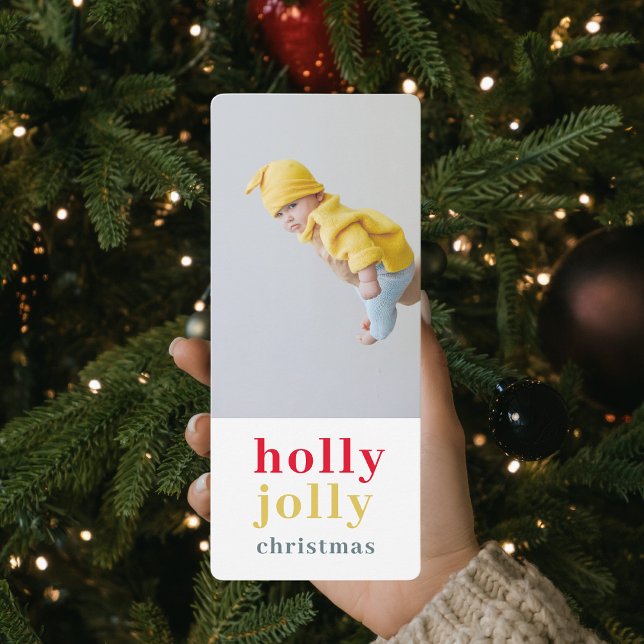 Colourful Holly Jolly With Photo | Happy Holidays (Creator Uploaded)