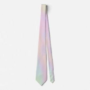 Colourful Holographic Background Tie