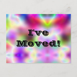 Colourful Holographic Change of Address Postcard