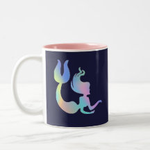 Colourful Holographic Mermaid Mug