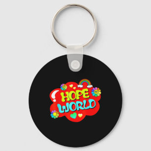 Colourful Hope World Key Ring