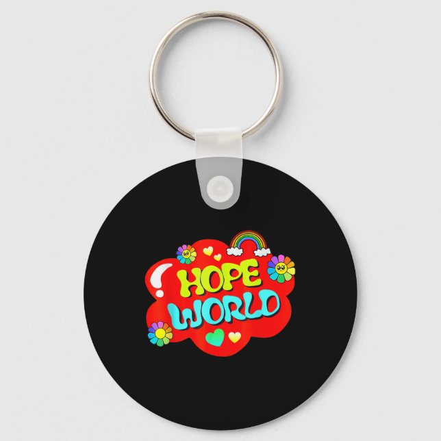 Colourful Hope World  Key Ring (Front)