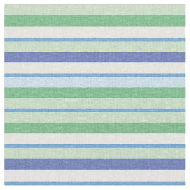 Colourful horizontal stripes fabric (Close Up)