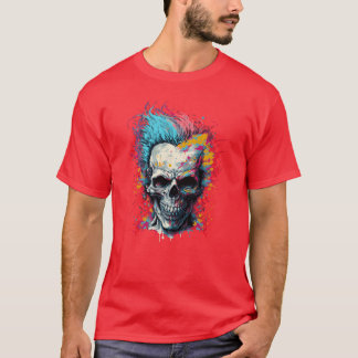 Colourful horror punk zombie gift T-Shirt