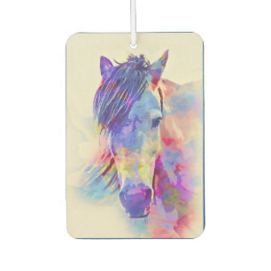 Colourful Horse Artistic Design Car Air Freshener