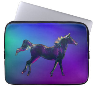 Colourful Horse Equestrian Art Laptop Sleeve