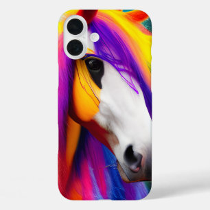 Colourful Horse https://www.zazzle.com/z/as9f7ecn? iPhone 16 Plus Case