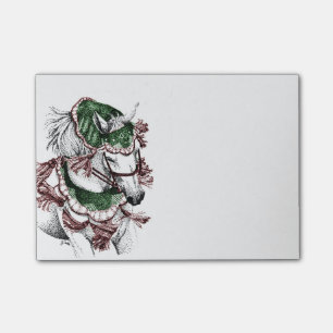 Colourful Horse Pattern Post-it Notes