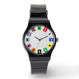 Colourful Horse Racing Numbers Saddle Cloth Watch