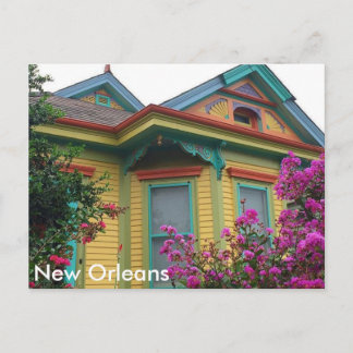 Colourful House in New Orleans Postcard
