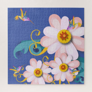 Colourful Humming Bird Jigsaw Puzzle