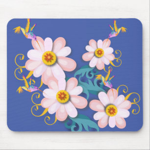 Colourful Humming Bird   Mouse Pad