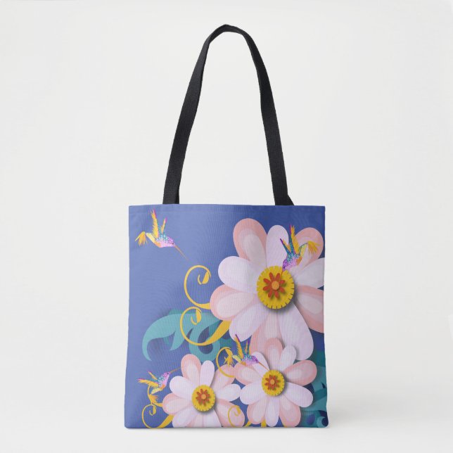 Colourful Humming Bird   Tote Bag (Front)