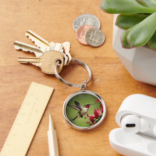 Colourful Hummingbird Key Ring