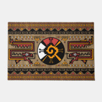 Colourful Hunab Ku Mayan symbol #5
