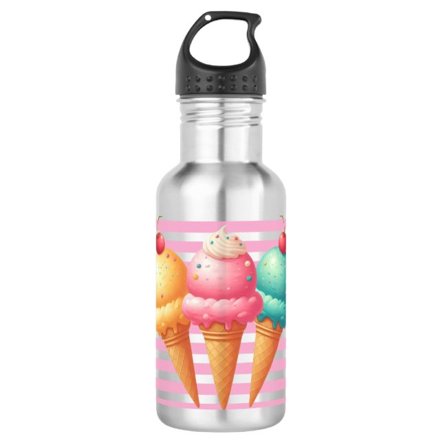 Colourful Ice cream 710 Ml Water Bottle (Front)
