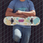 Colourful Ice Cream Sprinkles Pattern Name  Skateboard<br><div class="desc">Skateboard with Ice Cream Pattern</div>