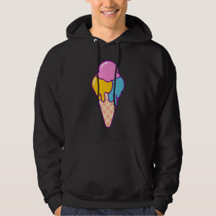 Colourful Ice Cream Summer For Kids Kids Clothes Hoodie