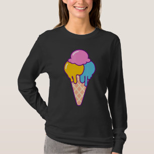 Colourful Ice Cream Summer For Kids Kids Clothes T-Shirt