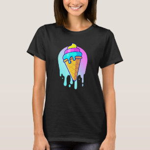 Colourful Ice Cream Summer Vacation Ice Cream T-Shirt