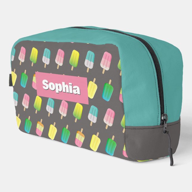 Colourful Ice Cream Toiletry Bag (Right Corner)