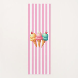 Colourful Ice cream Yoga Mat