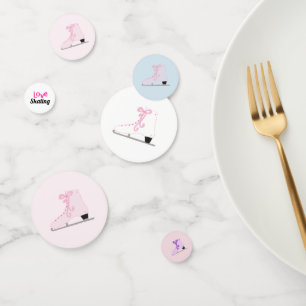 Colourful Ice Skates Confetti