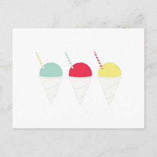 Colourful Ices Postcard