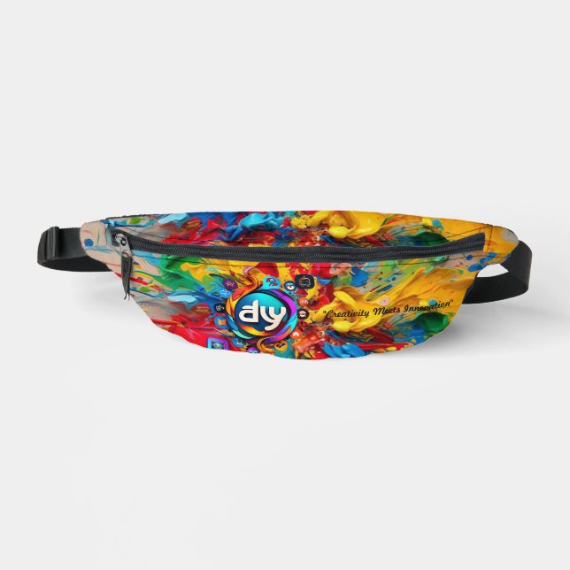 "Colourful Icons for Creative Success" Bum Bags (Front)