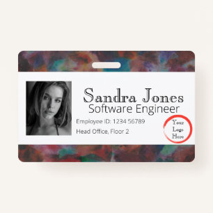 Colourful ID Card (Horizontal) ID Badge