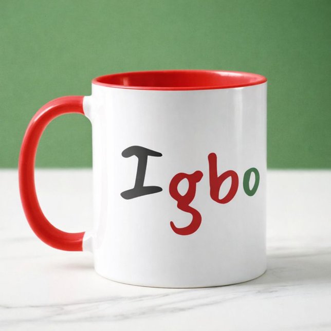 Colourful Igbo Pan African Mug (Creator Uploaded)