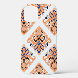 Colourful ikat pattern in vintage style. Elegant e iPhone 12 Case