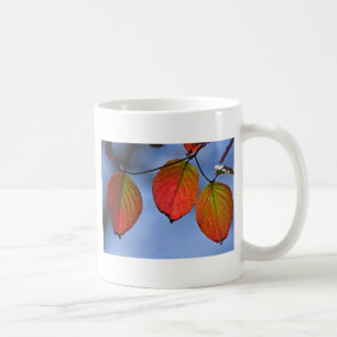 Colourful Illuminated Autumn Leaves Trio Coffee Mug