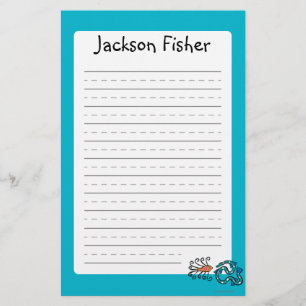 Colourful Illustrated Fish Friends Stationery