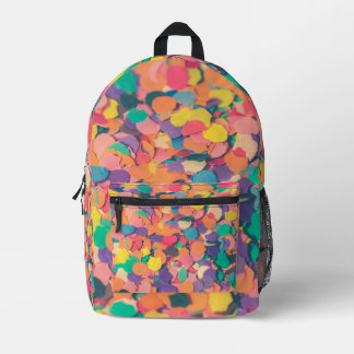 Colourful image on bag pack