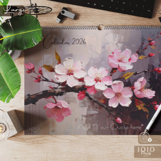 Colourful Impasto Art Calendar