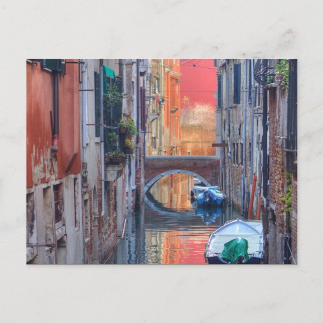 Colourful Impression Of Venice Italy Postcard (Front)