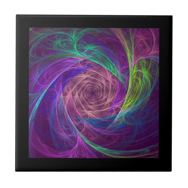 Colourful Infinity Ceramic Tile (Front)