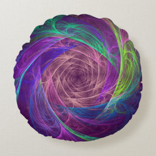 Colourful Infinity Round Cushion