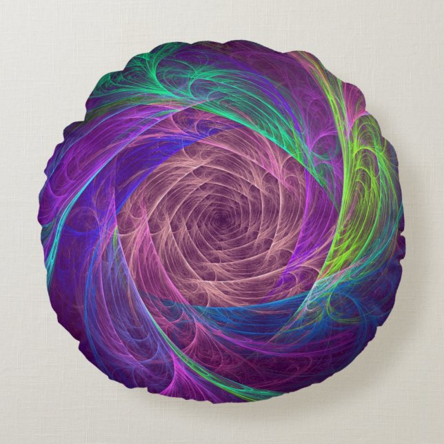 Colourful Infinity Round Cushion (Front)