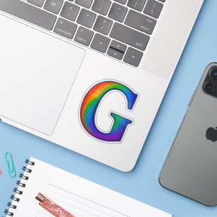 Colourful Initial Alphabet Letter G