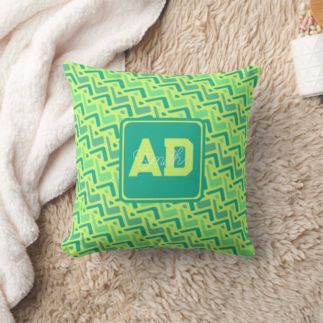 Colourful Initial Rose Keepsake Pillow (Blanket)