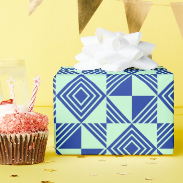 Colourful Initial Whimsical Sparkling Wedding Wrapping Paper (Birthday Party)