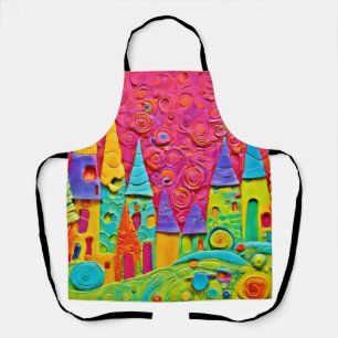 Colourful Innovative Clay Creation Apron
