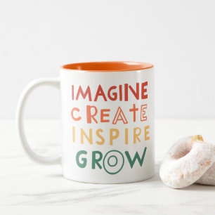 Colourful Inspirational Creativity Artist Mug