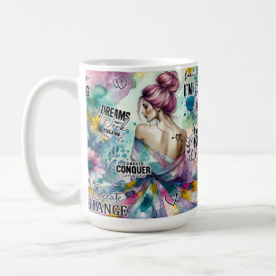 Colourful Inspirational Woman Coffee Mug