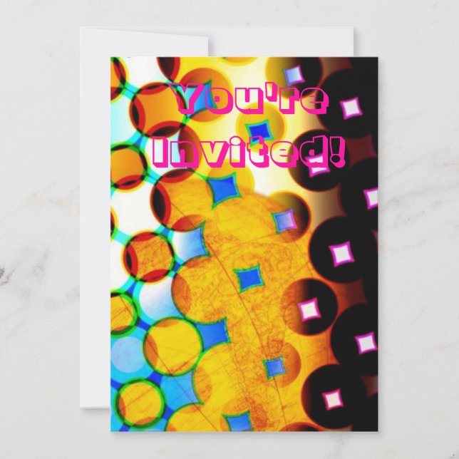 Colourful Invitations (Front)