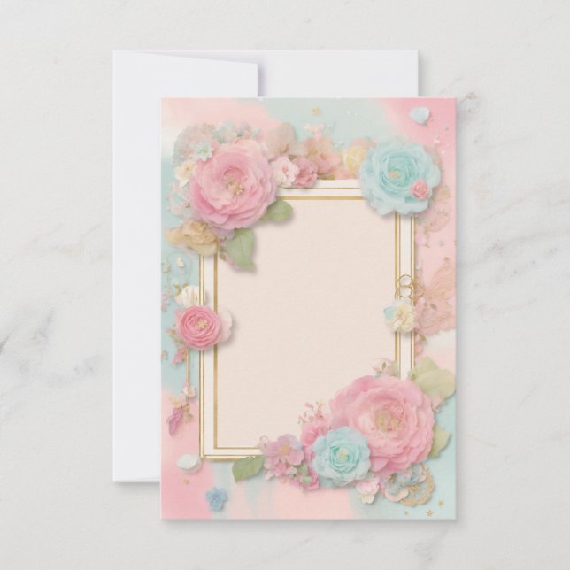 Colourful Invitations For Relative & Friends  (Front)