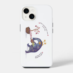   Colourful iPhone 14 Tough Case, Glossy Case