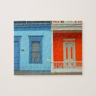 Colourful Iquique street Jigsaw Puzzle